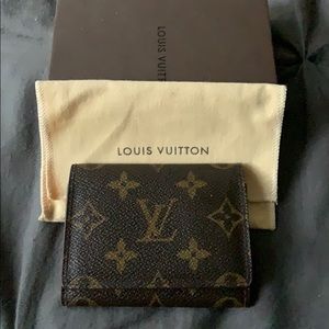 Louis Vuitton authentic credit card wallet